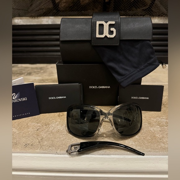 Dolce & Gabbana Black Sunglasses - Picture 9 of 15